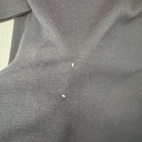 Vintage 90s‎ Karin Stevens M Black Knit Dress Yellow Red Mondrian Colorblock Mod - Picture 7 of 16